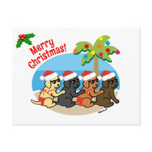 Kerstlabrador Retriever Beach Kinderen