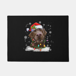 Kerstlabrador Retriever Dog Chocolate Lab Lov Deurmat