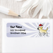 Kerstlabrador Retriever Etiket (Insitu)