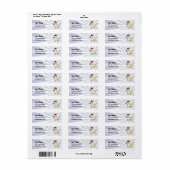 Kerstlabrador Retriever Etiket (Full Sheet)