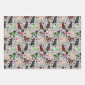 Kerstlabrador Retriever Inpakpapier Vel (Voorkant 3)