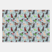 Kerstlabrador Retriever Inpakpapier Vel (Voorkant 2)