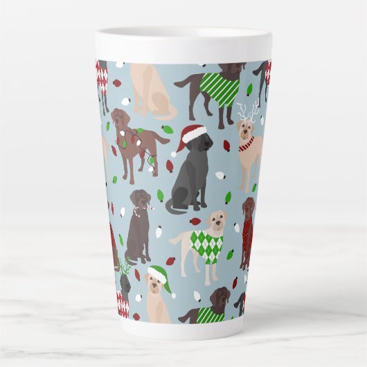 Kerstlabrador Retriever latte Mok (Voorkant)