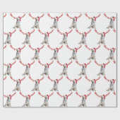 Kerstlabrador Retriever met stethoscoop Cadeaupapier (Vlak)