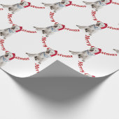 Kerstlabrador Retriever met stethoscoop Cadeaupapier (Hoek)