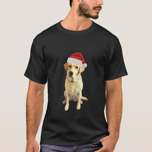 Kerstlabrador Retriever T-shirt (Voorkant)