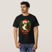 Kerstlachende Kookaburra T-shirt (Voorkant volledig)