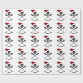 Kerstlacrosse Sticks Cadeaupapier (Vlak)