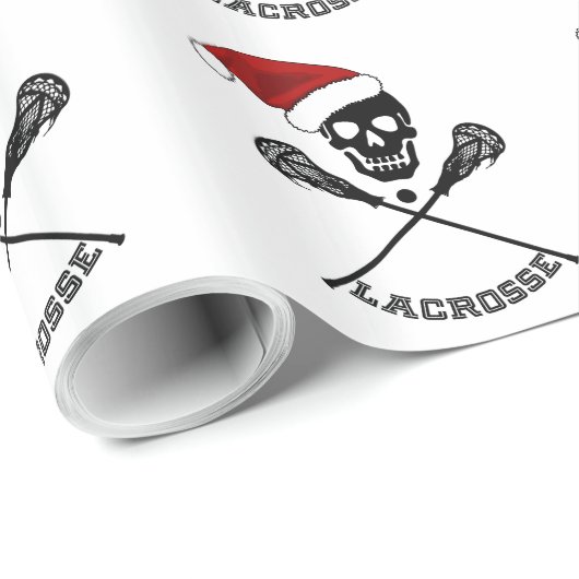 Kerstlacrosse Sticks Cadeaupapier (Rol Hoek)