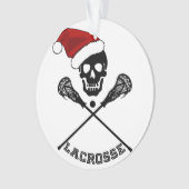 Kerstlacrosse Sticks Ornament (voorkant)