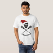Kerstlacrosse Sticks T-shirt (Voorkant volledig)