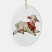 kerstlam keramisch ornament (Rechts)