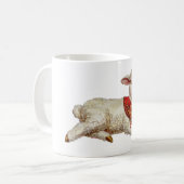 kerstlam koffiemok (Voorkant links)