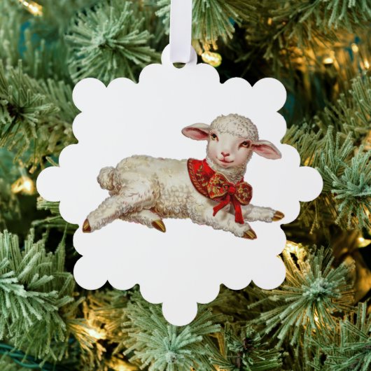 kerstlam ornament kaart (Insitu (Drie))