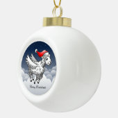 Kerstlam van Sinterklaas is geweldig Keramische Bal Ornament (Rechts)
