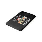 Kerstlama Badmat (Gekanteld)