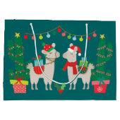Kerstlamas Groot Cadeauzakje (Achterkant)