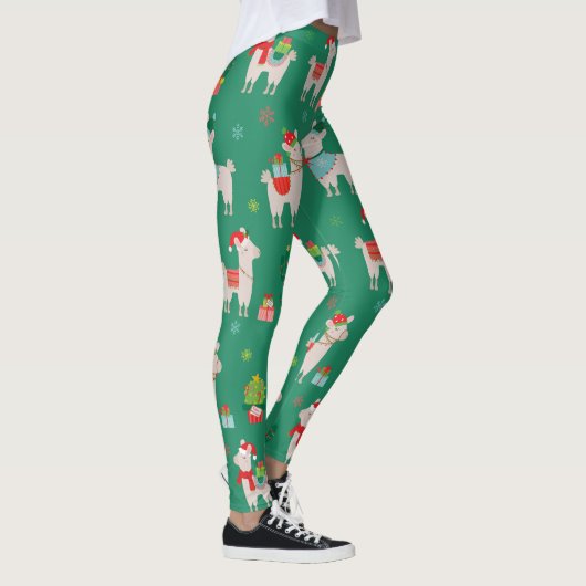 Kerstlamas Leggings (Rechts)