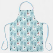 Kerstlamas Schort (Voorkant)