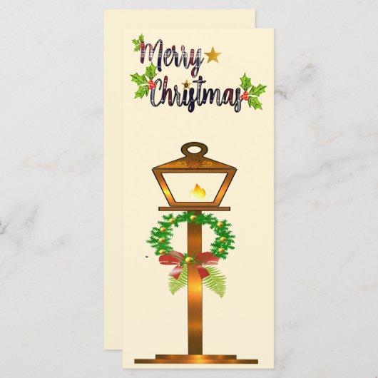 Kerstlamp Groet (Voorkant / Achterkant)