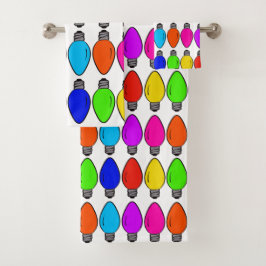  kerstlampen bad handdoek