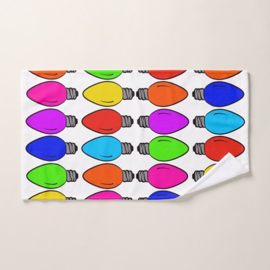  kerstlampen bad handdoek (Handdoek)