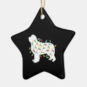 kerstlampen cadeautjes voor nieuwbouw | HONDENLIEF Keramisch Ornament (Links)