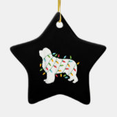 kerstlampen cadeautjes voor nieuwbouw | HONDENLIEF Keramisch Ornament (Achterkant)