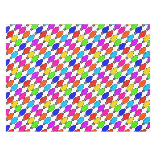  kerstlampen tafelkleed (Voorkant (Horizontaal))