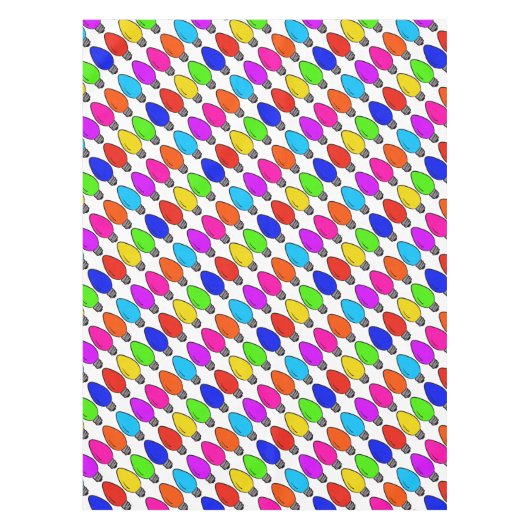 kerstlampen tafelkleed (Voorkant)