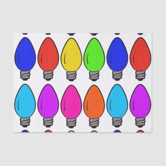  kerstlampen tissuepapier (Voorkant)