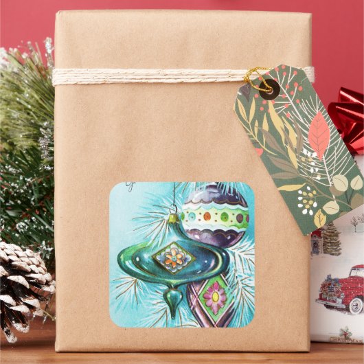  kerstlampen Vakantiedagen sticker (Feestdagen)
