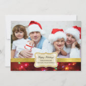 Kerstlampfeestdagen Feestdagenkaart (Voorkant)