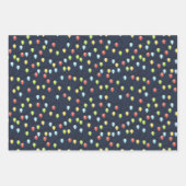 Kerstlampgevuurpatroon Inpakpapier Vel (Voorkant 3)