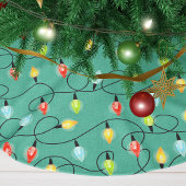 kerstlampgevuurpatroon kerstboom rok