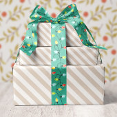 kerstlampgevuurpatroon satijnen lint