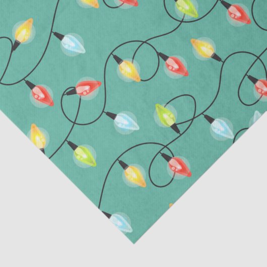 kerstlampgevuurpatroon tissuepapier (Detail)