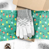 kerstlampgevuurpatroon tissuepapier