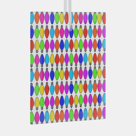 kerstlampglas glas ornament (Voorkant Rechts)