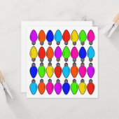 kerstlampglas kaart (Voorkant / Achterkant in situ)