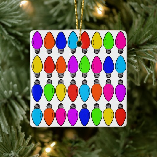 kerstlampglas keramisch ornament (Boom)