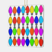 kerstlampglas keramisch ornament (Links)