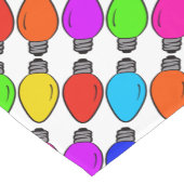 kerstlampglas korte tafelloper (Hoek)