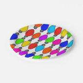 kerstlampglas papieren bordje (Gekanteld)