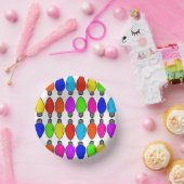 kerstlampglas papieren kommen (Feest)