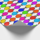 Kerstlampglas Patroonpapier Cadeaupapier (Hoek)