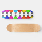 kerstlampglas persoonlijk skateboard (Horizontaal)