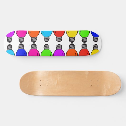kerstlampglas persoonlijk skateboard (Horizontaal)
