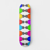 kerstlampglas persoonlijk skateboard (Voorkant)