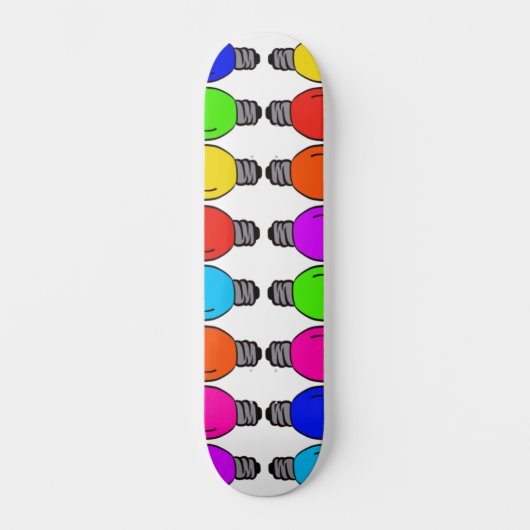 kerstlampglas persoonlijk skateboard (Voorkant)